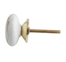 Golden Monkey Pattern Ceramic Cabinet Knobs