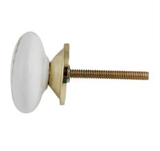 Golden Hedgehog Pattern Ceramic Dresser Knobs