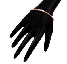 Elegant Dual Tone Gold and 92.5 Sterling Silver Rope Bangle Or Bracelet