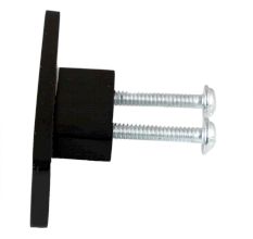 Black Rectangle Stainless Steel Big Cabinet Knobs