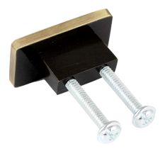 Antique Rectangle Stainless Steel Small Cabinet Knobs