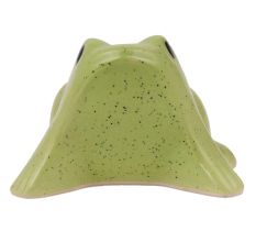 Handmade Green Glazed Ceramic Frog Shape Indoor PotÂ And Planter