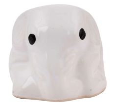 White Handmade Ceramic Elephant Shape Pot Or Planter