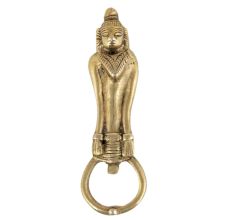 Handmade Golden Brass Bottle Opener With Tribal Man