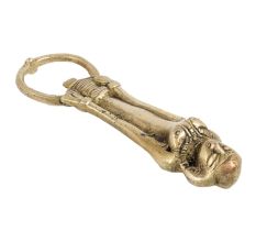 Handmade Golden Brass Brass Opener With Tribal Figurine