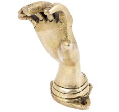 Handmade GoldenÂ Brass  Door Pull Or Door Handles Mudra Hands