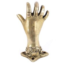 Handmade GoldenÂ Brass  Door Pull Or Door Handles Mudra Hands