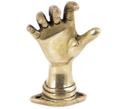 Handmade GoldenÂ Brass  Door Pull Or Door Handles Mudra Hands
