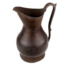 Handmade Dark Finish Brass Water Jug or Pitcher