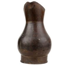 Handmade Dark Finish Brass Water Jug or Pitcher