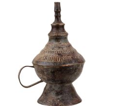 Handmade Antique Finish Brass Kerosene Oil Lamp