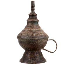 Handmade Antique Finish Brass Kerosene Oil Lamp