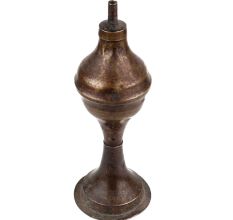 Handmade Brown Patina Brass Oil Lamp
