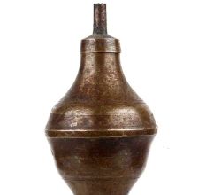 Handmade Brown Patina Brass Oil Lamp