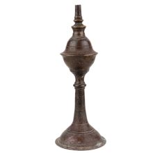 Handmade Tan Finish Brass Traditional Oil Kerosene Lamp