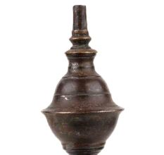 Handmade Tan Finish Brass Traditional Oil Kerosene Lamp