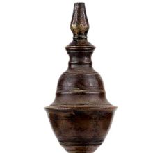 â€ŽHandmade Blackened Brass Kerosine Oil Lamp