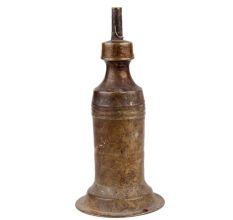 Handmade Patina Rich Brass Whale oil Or Kerosene Lamp