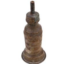 Handmade Brown Finish Brass Vintage Brass Oil Lamp