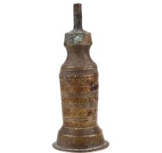Handmade Brown Finish Brass Vintage Brass Oil Lamp