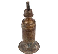 Handmade Tarnish Brass Oil or Kerosene Lamp