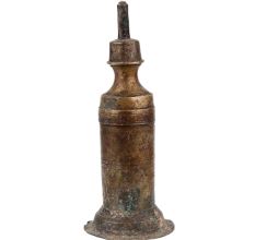 Handmade Tarnish Brass Oil or Kerosene Lamp