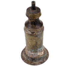 Handmade Black Patina Brass Oil Kerosene Lamp