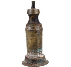Handmade Black Patina Brass Oil Kerosene Lamp