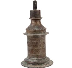 Handmade Patina Rich Brass Kerosene Lamp With One Wick