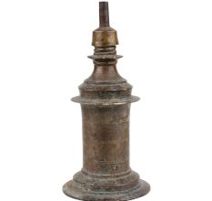 Handmade Black Coated Brass Vintage Kerosene Oil Lamp