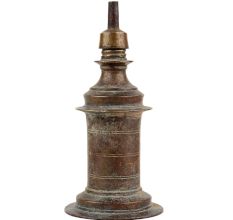 Handmade Black Coated Brass Vintage Kerosene Oil Lamp