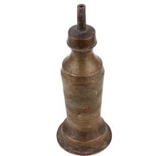 Handmade Patina Rich Brass Kerosene Oil Wick Lamp