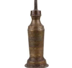 Handmade Patina Rich Brass Kerosene Oil Wick Lamp