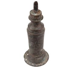 Handmade Discolored Brass Kerosene Oil Lamp Chimney