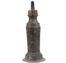 Handmade Discolored Brass Kerosene Oil Lamp Chimney
