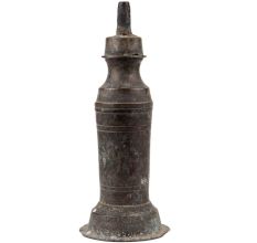 Handmade Discolored Brass Kerosene Oil Lamp Chimney