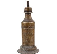 Handmade Oxidized Brass Oil Lamp Desi Home Decor