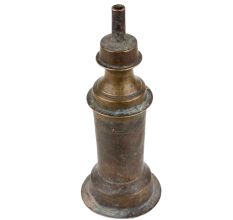 Handmade Brown Patina Brass Kerosene Lamp