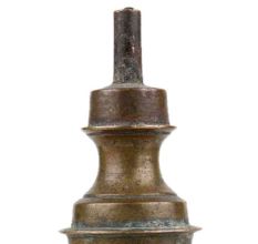 Handmade Brown Patina Brass Kerosene Lamp