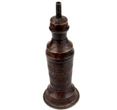 Handmade Brown Finish Old Brass Oil Lamp