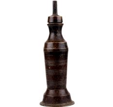 Handmade Brown Finish Old Brass Oil Lamp