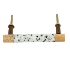 Terrazzo Marble Round Wood Handles