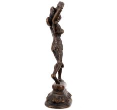 Handmade Antique Brass Dancing Lady Statue