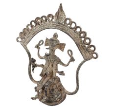 Handmade Rust Brass Dhokra Ganesha statue