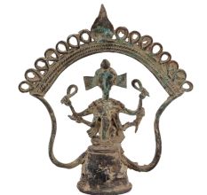 Handmade Rust Brass Dhokra Ganesha statue