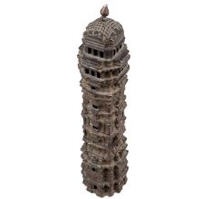Handmade Patina Rich Rajasthan Vijaya Stambha Statue