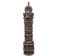 Handmade Patina Rich Rajasthan Vijaya Stambha Statue