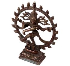 Handmade Brown Brass Natraja Dancing Idol