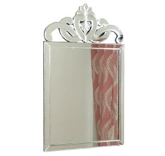 Handmade Silver Glass Square Decorative Venetian Mirror