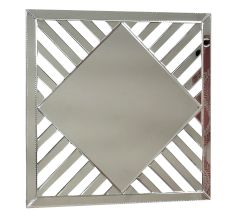Handmade Silver Venetian Mirror Square Design For Walls